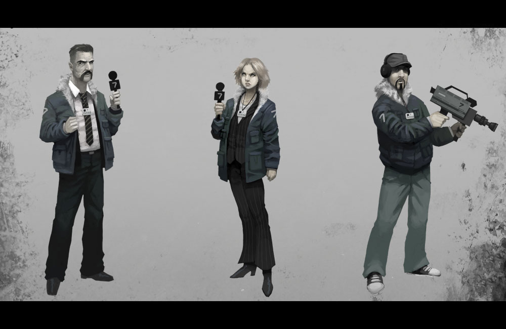 News Team Art from Dead to Rights: Retribution