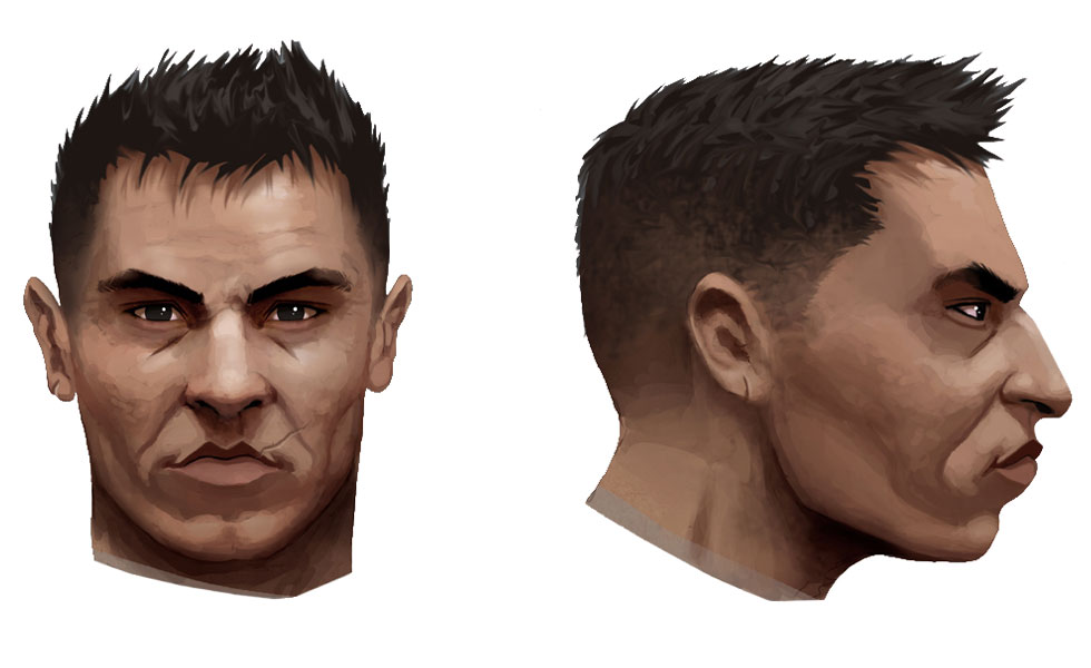 Riggs - Head Art from Dead to Rights: Retribution