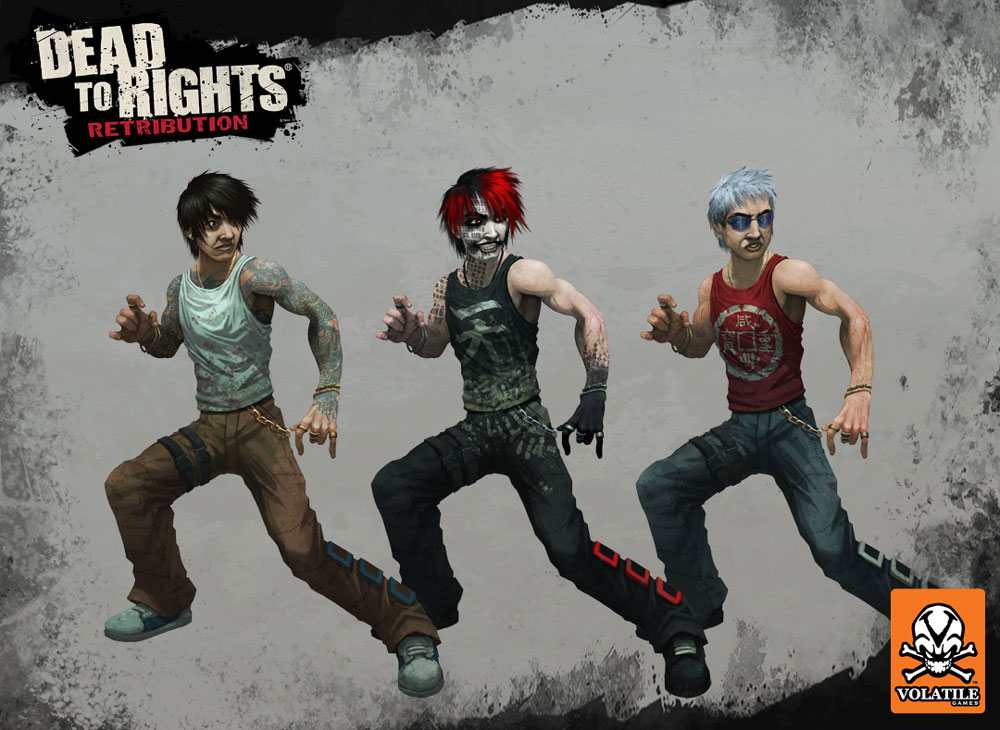Triads Art from Dead to Rights: Retribution