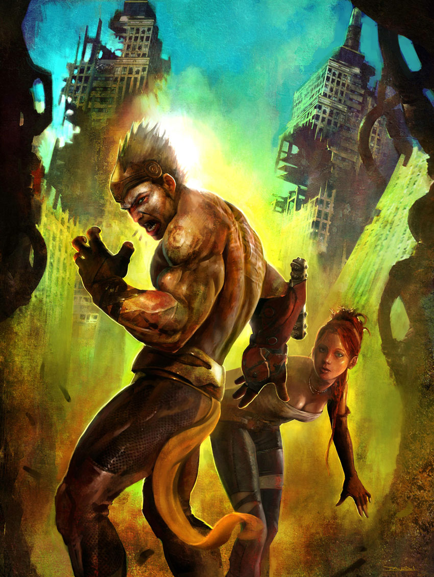 Cover Concept Art from Enslaved: Odyssey to the West
