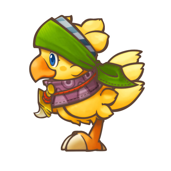 Chocobo Thief Art from Final Fantasy Fables: Chocobo's Dungeon