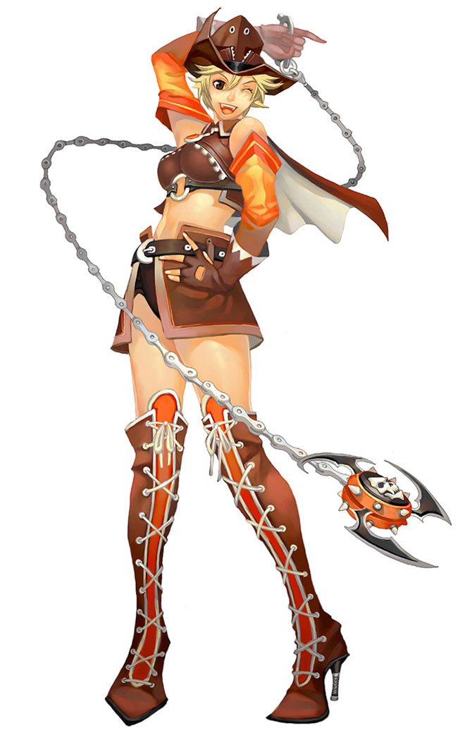 Acrobat Female Art from Flyff