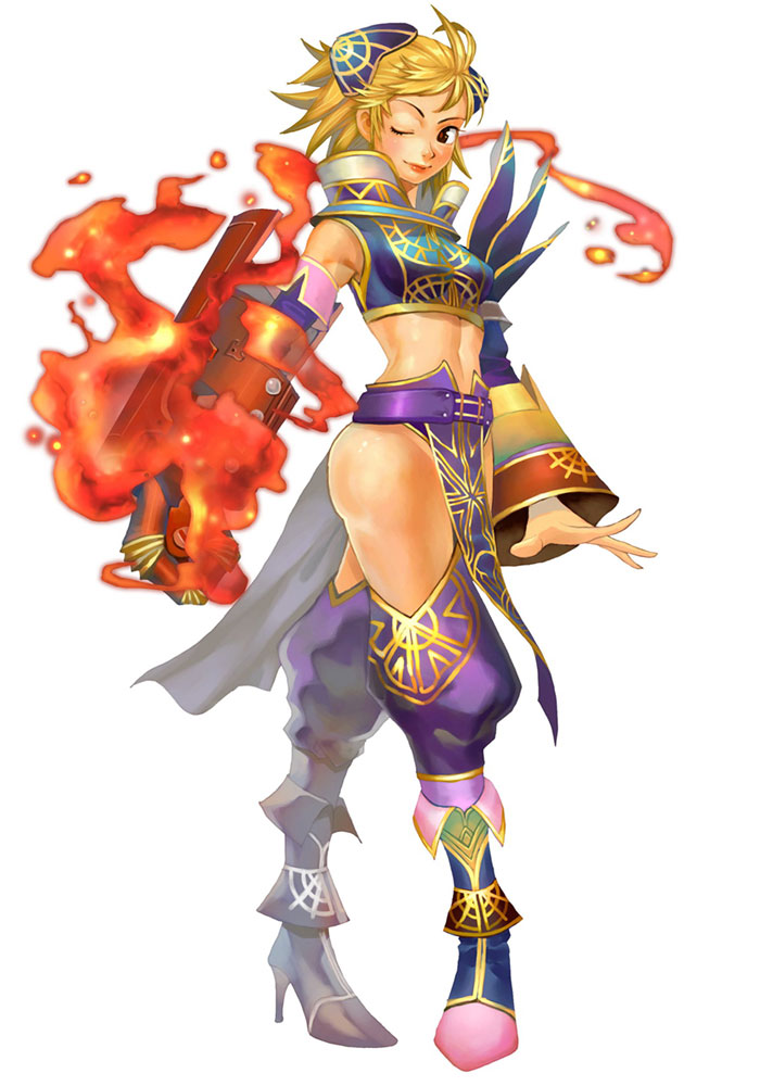 Billposter Female Art from Flyff