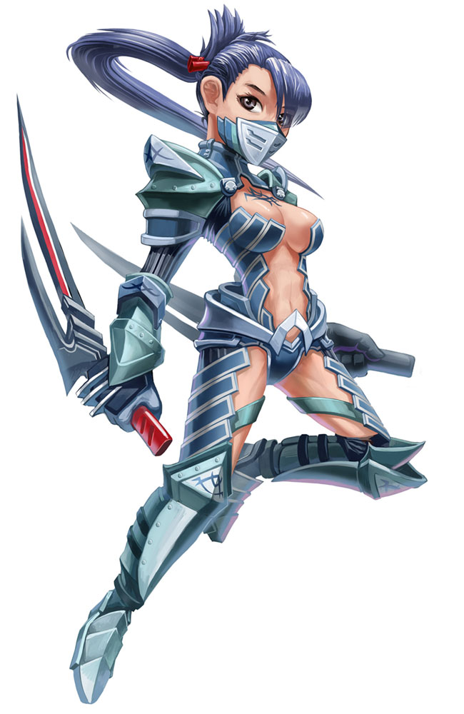 Blade Female Art from Flyff