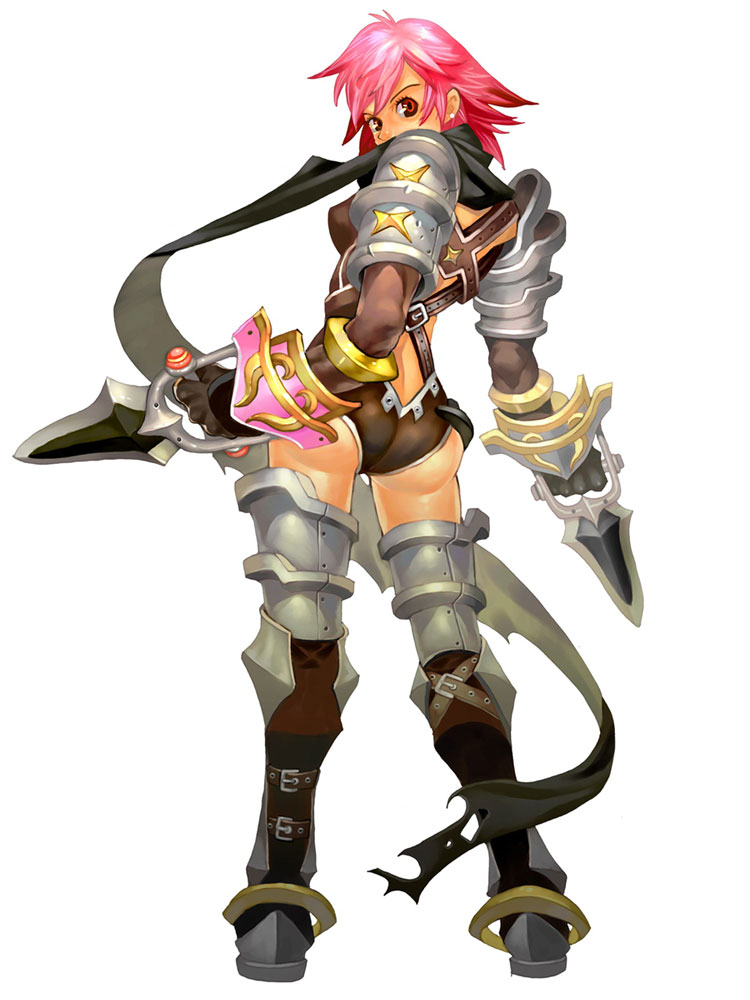 Blade Female Art from Flyff