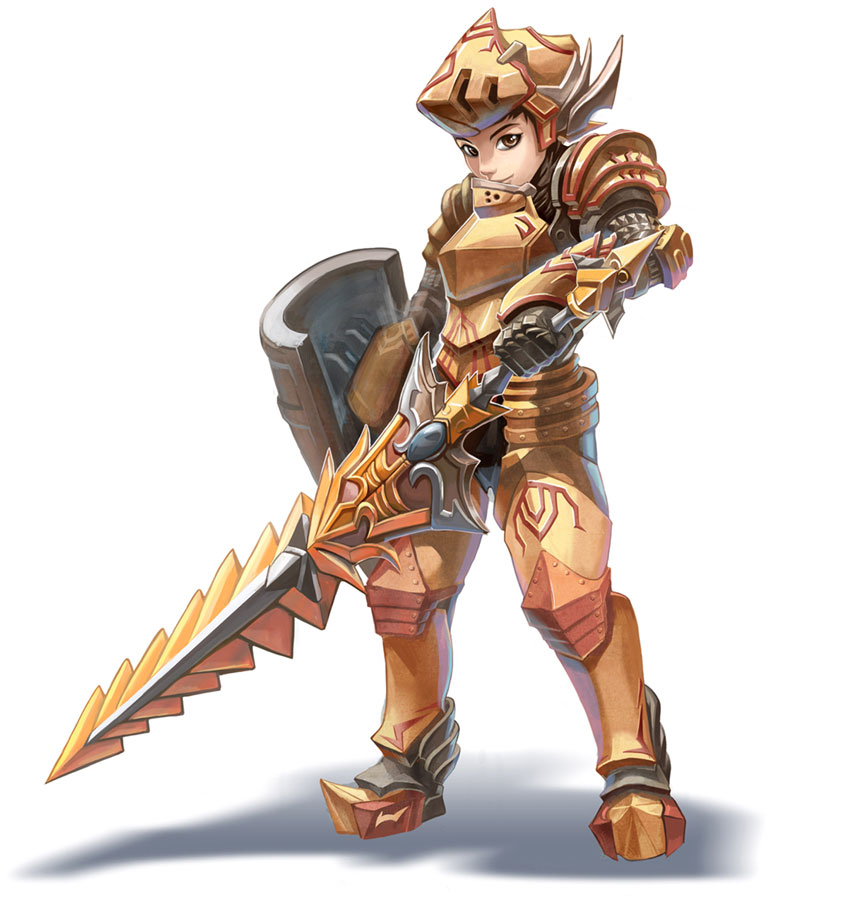 Knight Male Art from Flyff