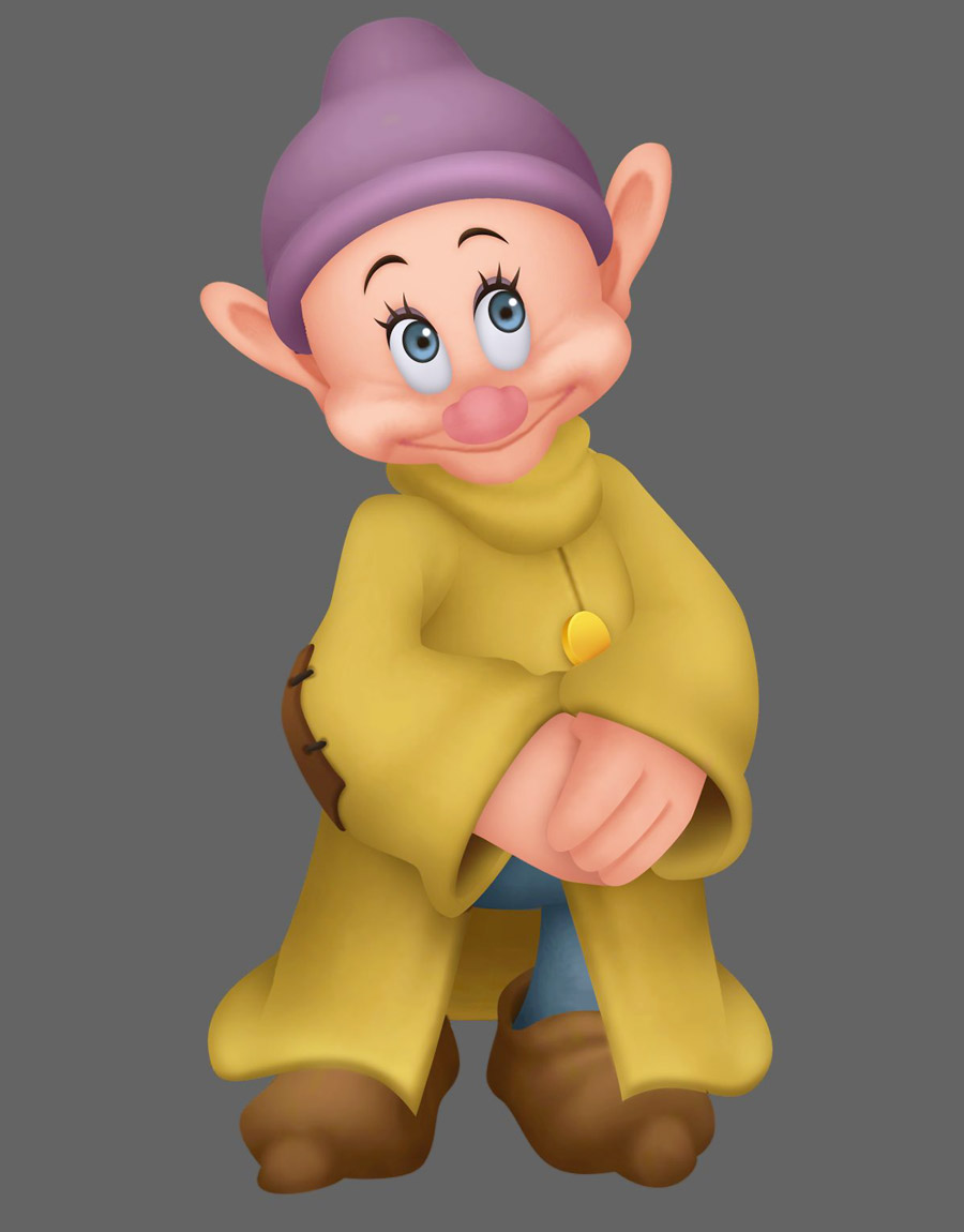 Dopey Art from Kingdom Hearts: Birth by Sleep