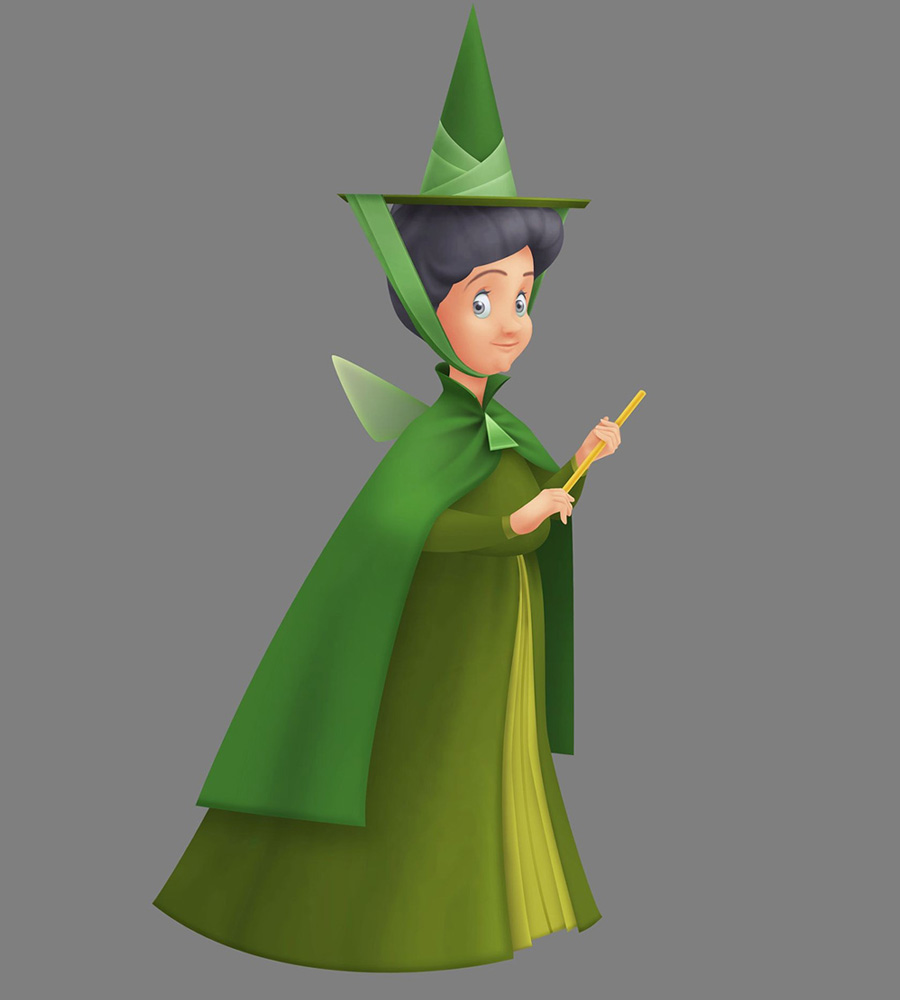 Fauna Art from Kingdom Hearts: Birth by Sleep