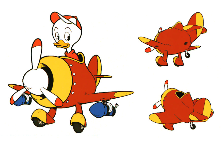 Huey & Helicopter Art from Kingdom Hearts: Birth by Sleep