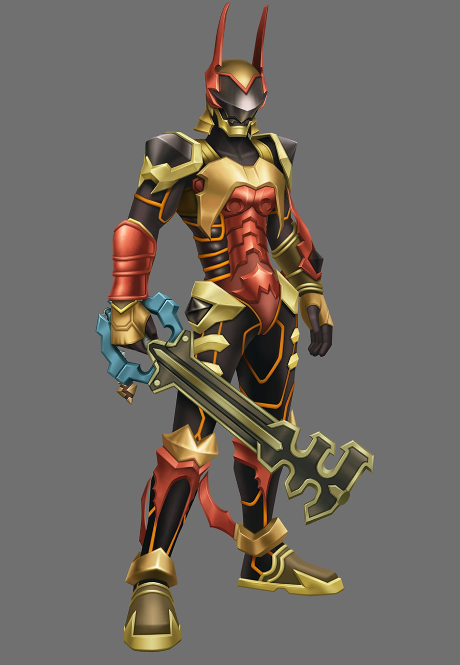 Terra - Keyblade Armor Art from Kingdom Hearts: Birth by Sleep