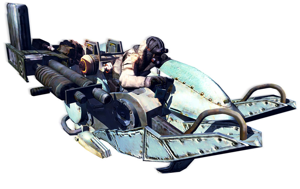 Vital Suit: GTF-13M Evax Snowbike Art from Lost Planet: Extreme Condition