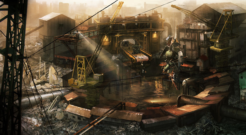 Conveyor Belt Art from Lost Planet 2