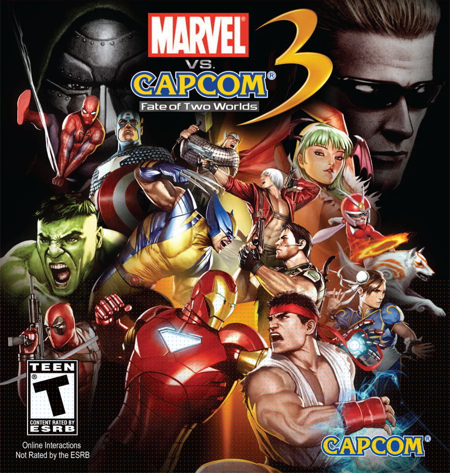 Box Art from Marvel vs. Capcom 3