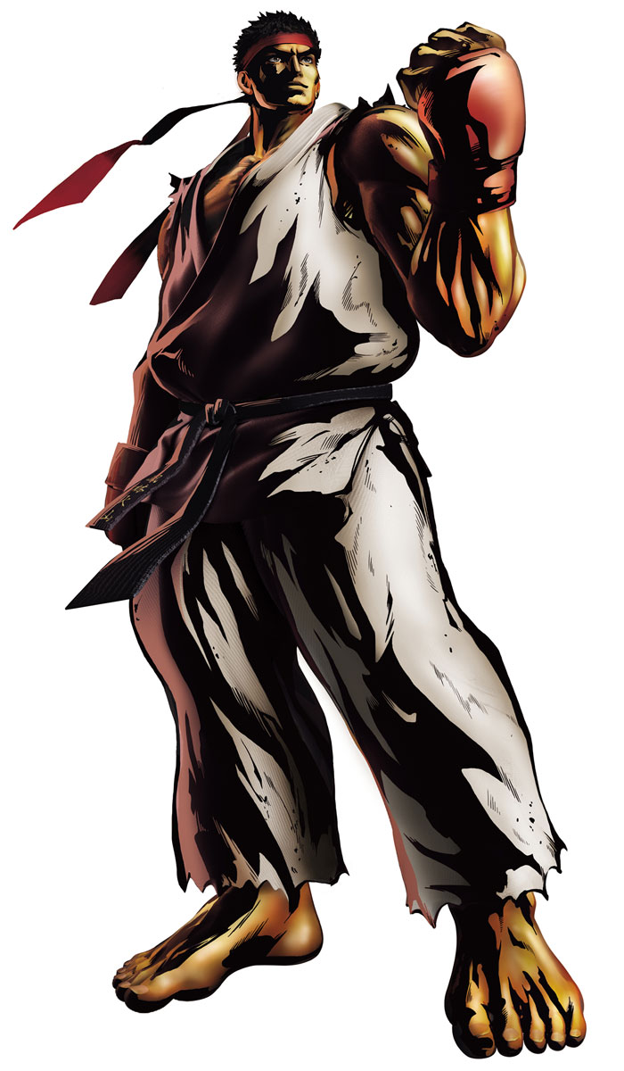Ryu Art from Marvel vs. Capcom 3