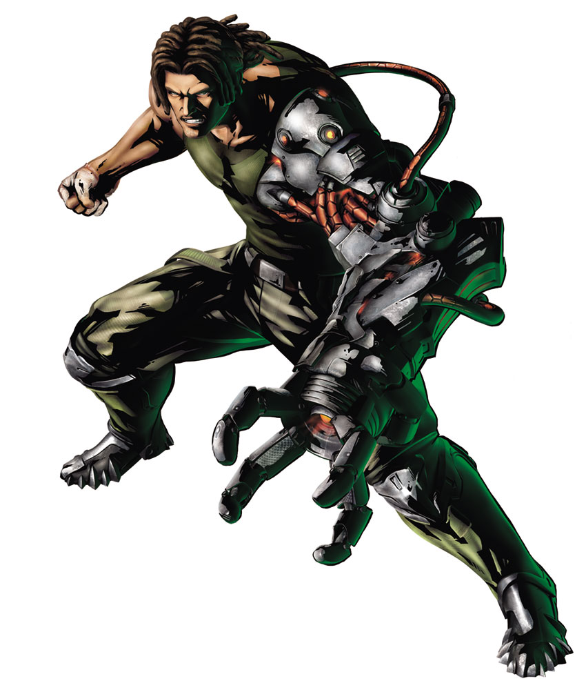Spencer Art from Marvel vs. Capcom 3