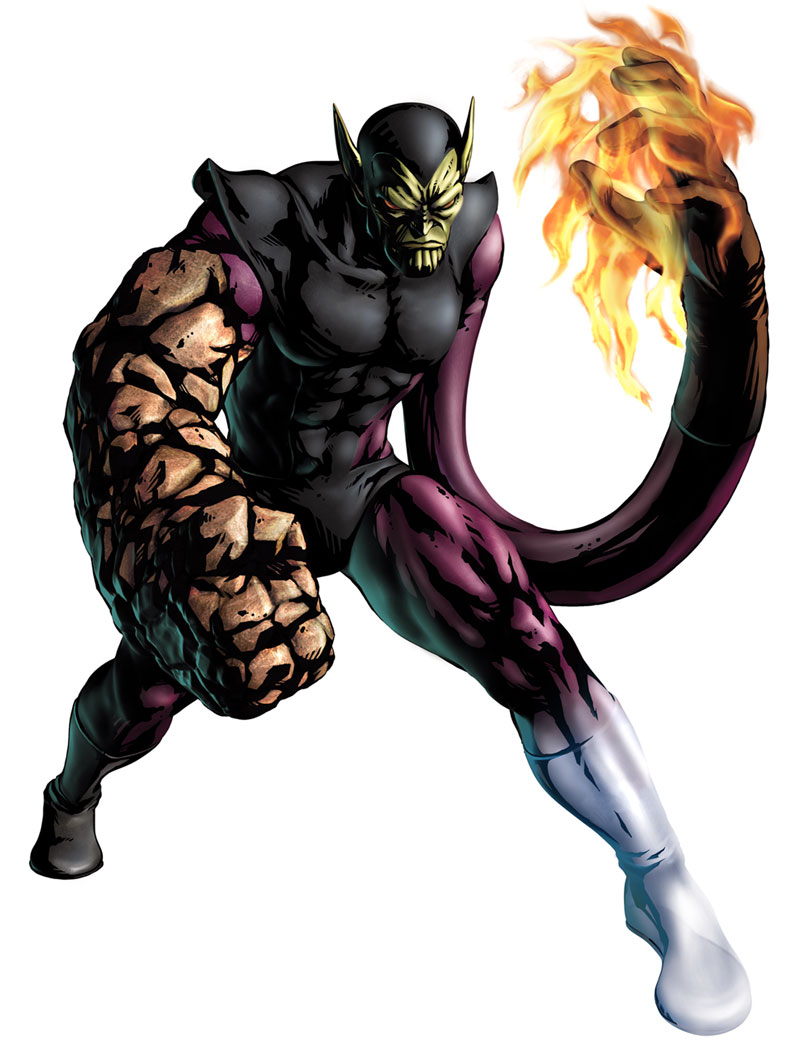 Super-Skrull Art from Marvel vs. Capcom 3