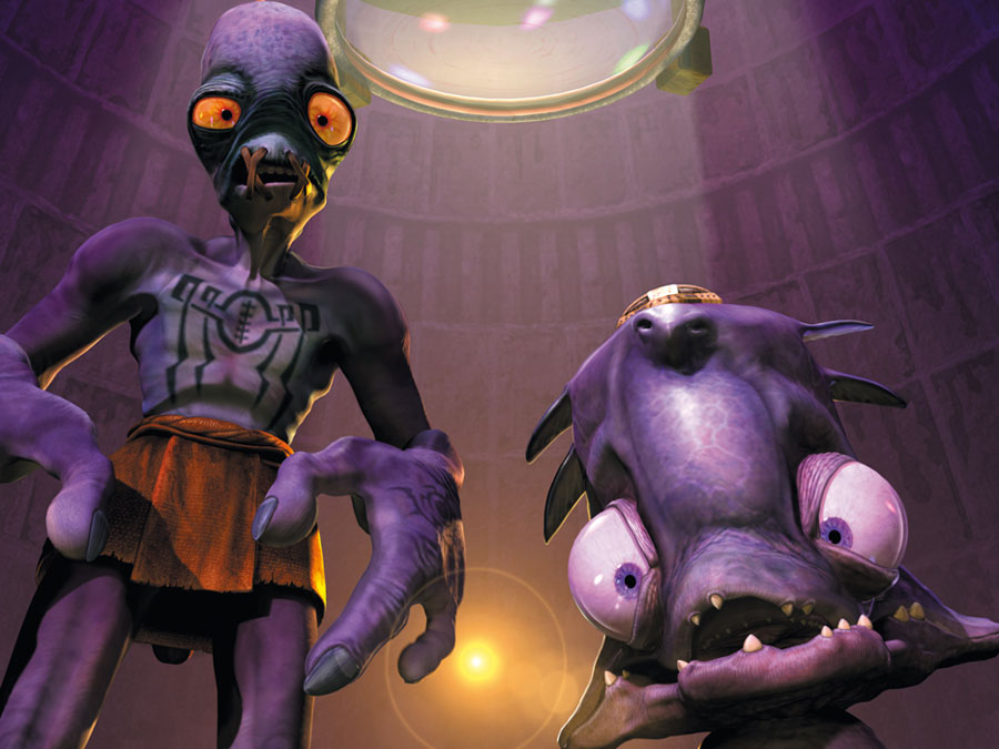 Abe & Munch Art from Oddworld: Munch's Oddysee