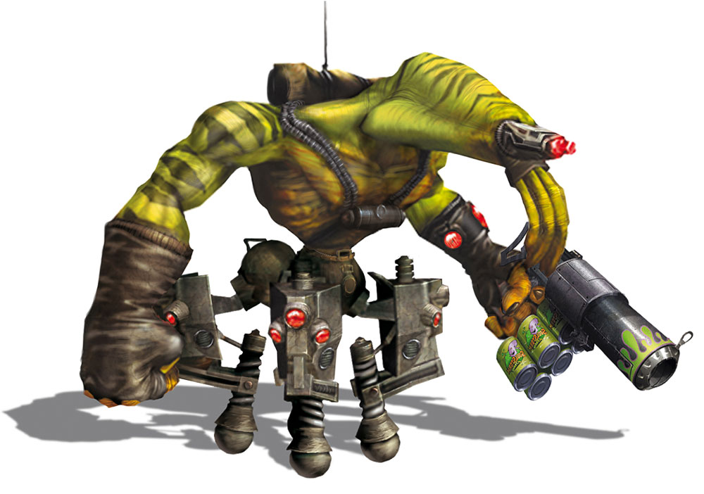 Big-Bro Slig Art from Oddworld: Munch's Oddysee