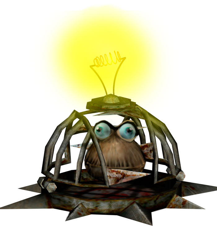 Fuzzle Cage Art from Oddworld: Munch's Oddysee
