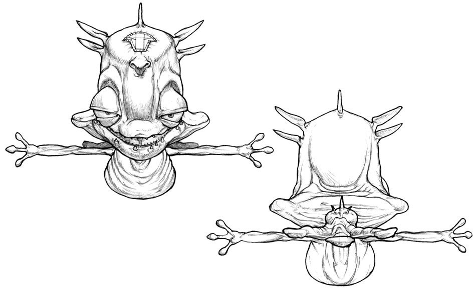 Munch Concept Art from Oddworld: Munch's Oddysee