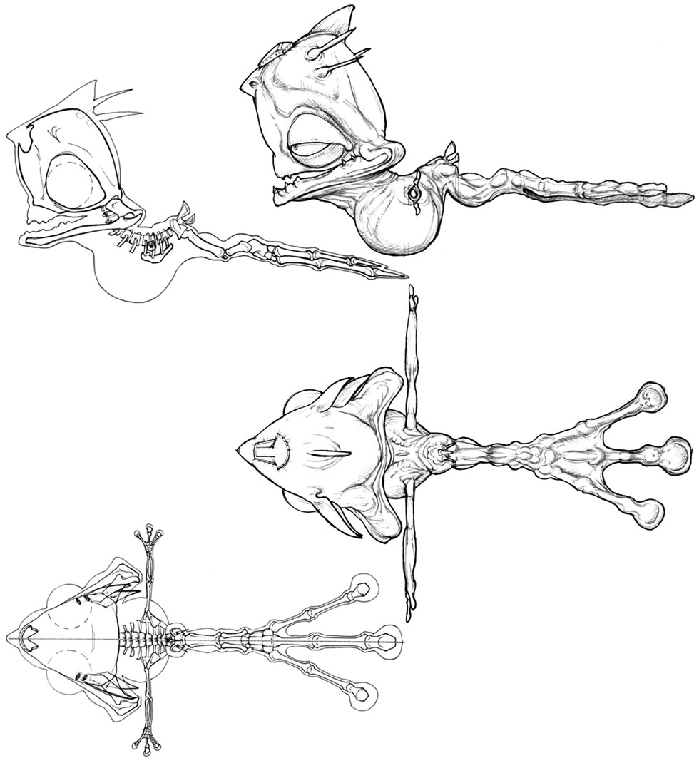 Munch Concept Art from Oddworld: Munch's Oddysee