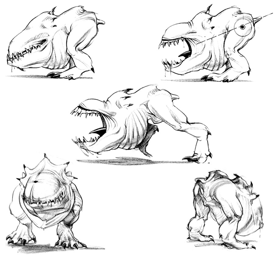 Slog Concept Art from Oddworld: Munch's Oddysee