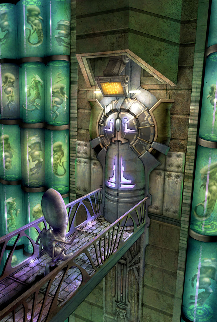 Vykkers Freezer Art from Oddworld: Munch's Oddysee