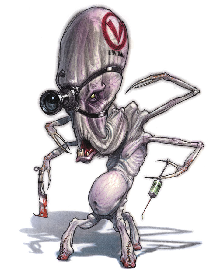 Vykker Scientist Art from Oddworld: Munch's Oddysee