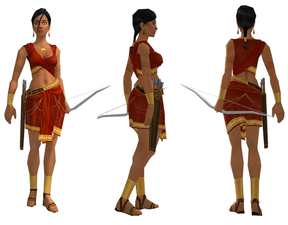Farah Render from Prince of Persia: The Sands of Time