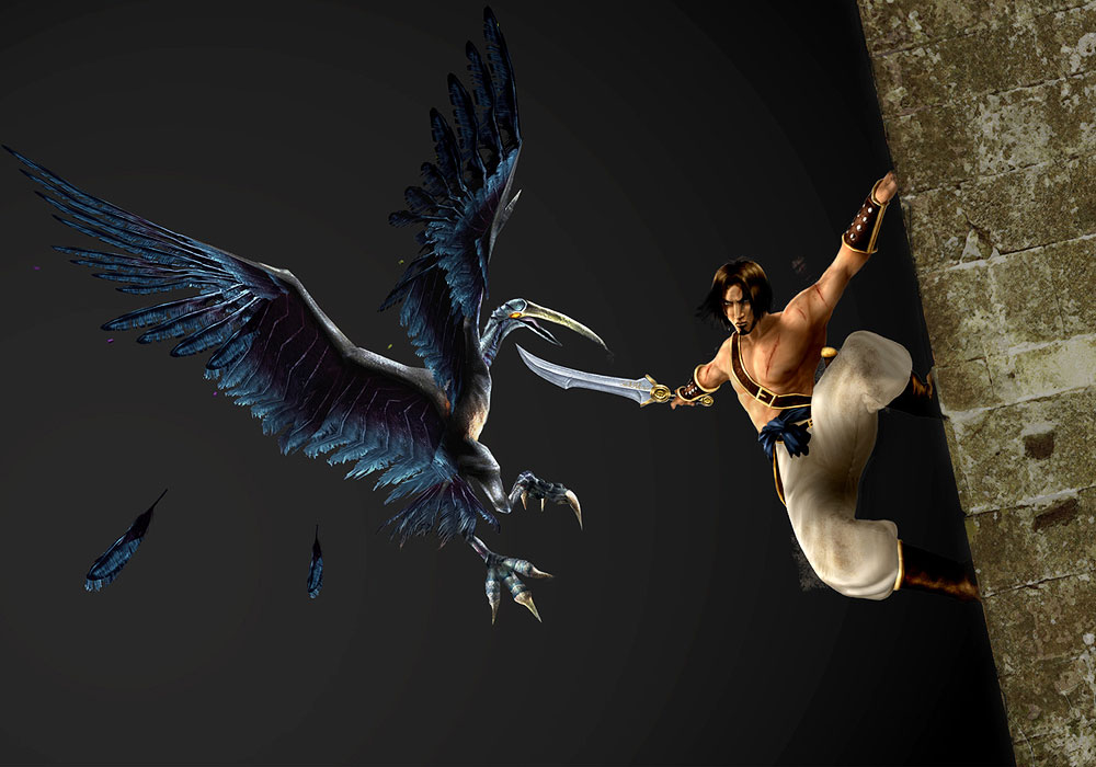 Sand Bird & Prince Art from Prince of Persia: The Sands of Time