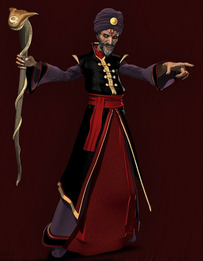 Vizier of the Maharajah Art from Prince of Persia: The Sands of Time