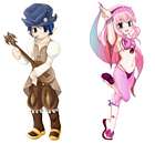 Chibi Bard & Dancer