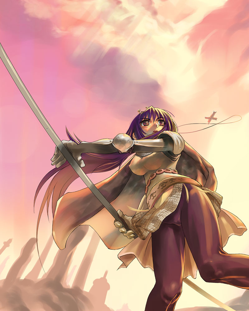 Female Knight Illustration from Ragnarok Online