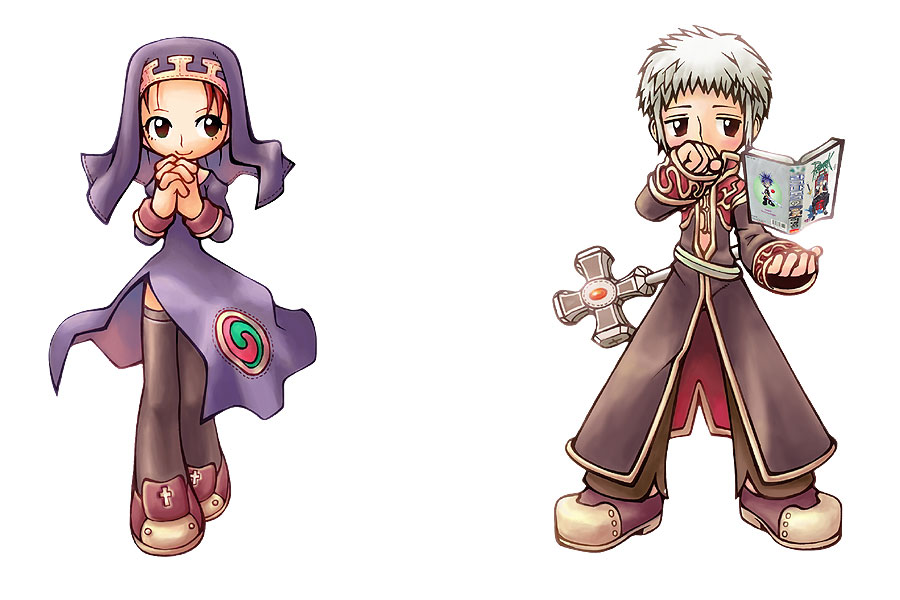 Chibi Priest Art from Ragnarok Online