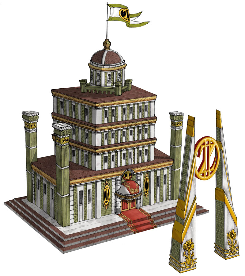 Building Concept Art from ROSE Online