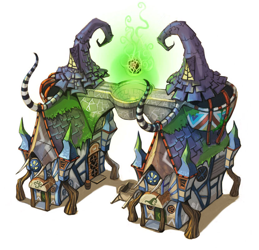 Building Concept Art from ROSE Online