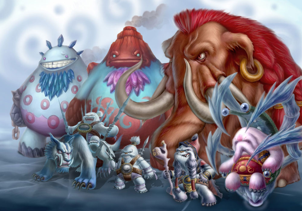 Monster Designs Art from ROSE Online