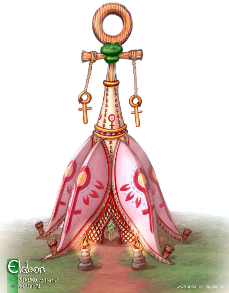 Sikuku Village Art from ROSE Online