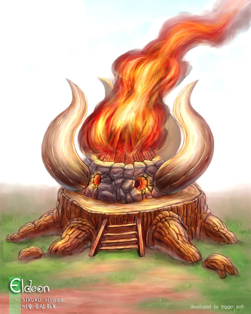 Sikuku Village Art from ROSE Online