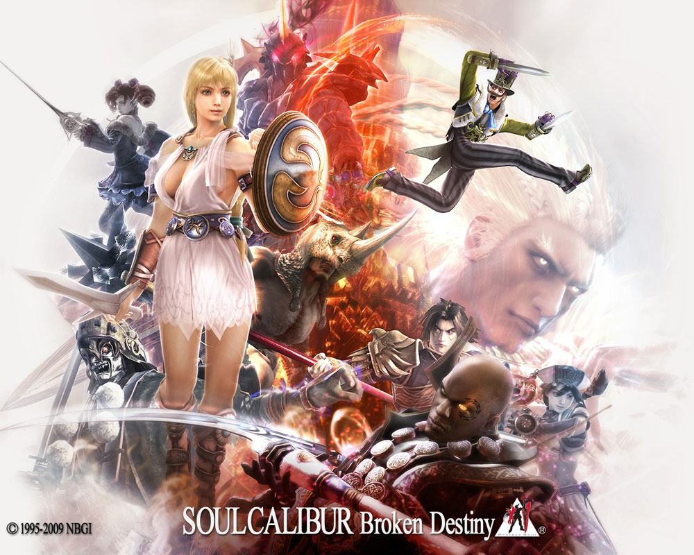 Characters Illustration from Soulcalibur: Broken Destiny