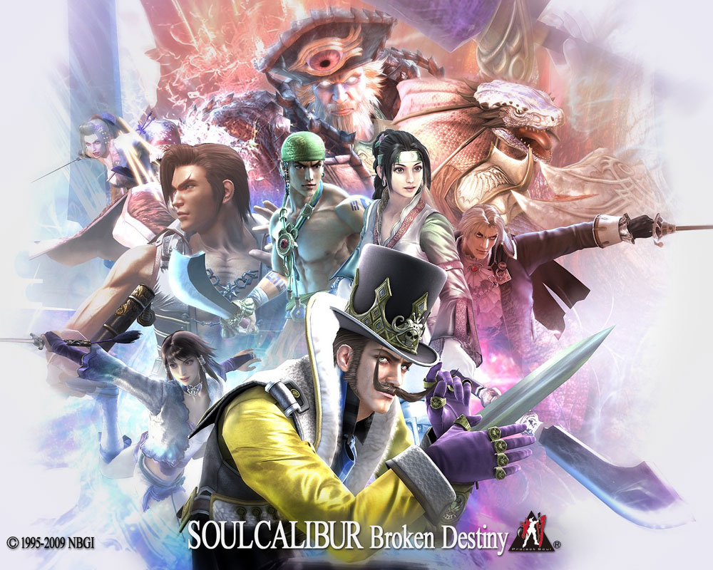Characters Illustration from Soulcalibur: Broken Destiny