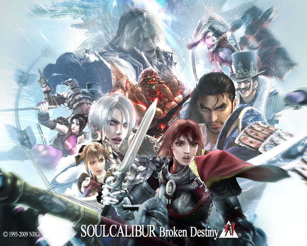 Characters Illustration from Soulcalibur: Broken Destiny