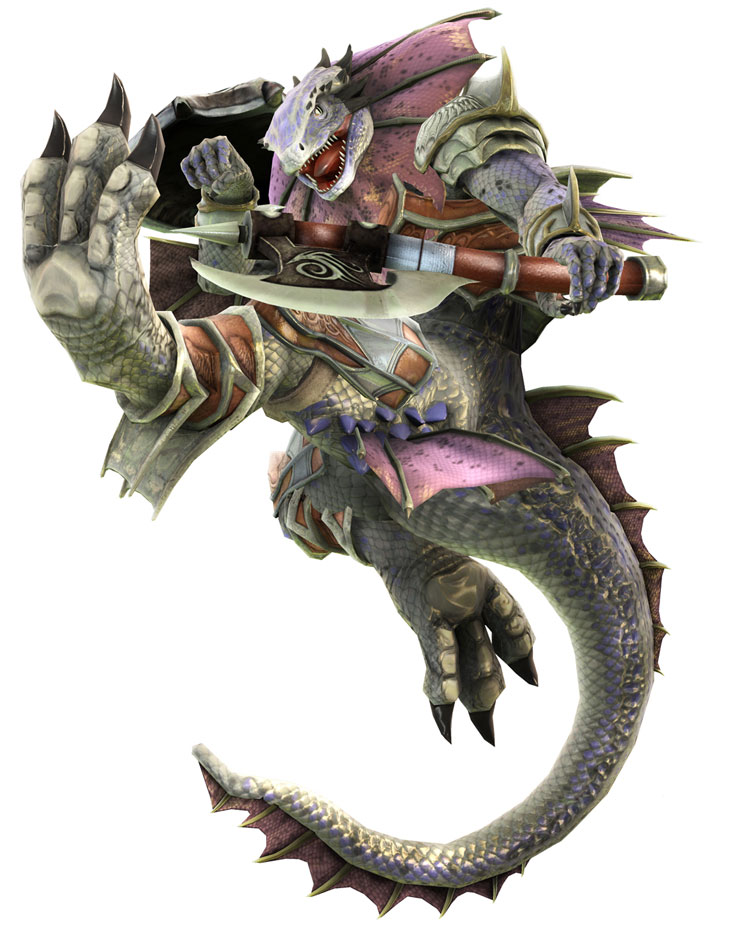 Lizardman Art from Soulcalibur: Broken Destiny