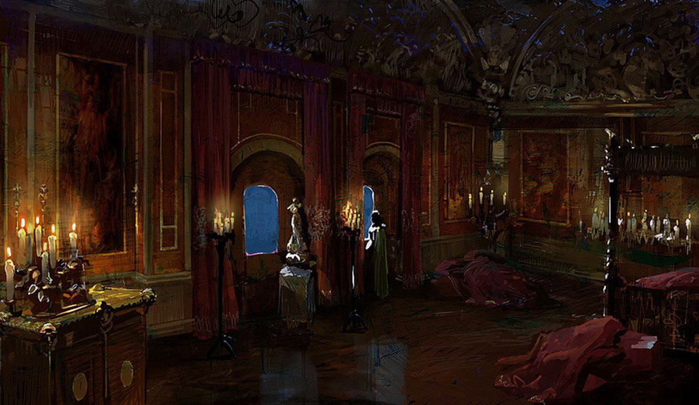 Bedchamber Art from The Witcher 2: Assassins of Kings