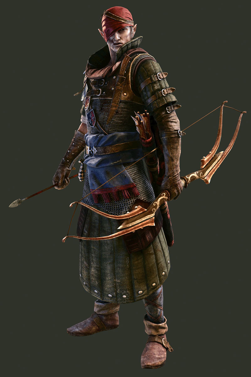 Iorweth Art from The Witcher 2: Assassins of Kings