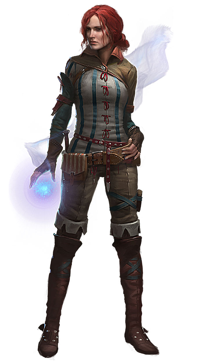 Triss Merigold Art from The Witcher 2: Assassins of Kings