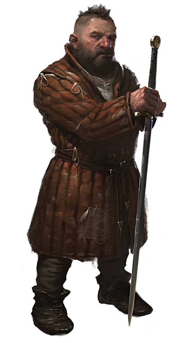 Zoltan Chivay Art from The Witcher 2: Assassins of Kings