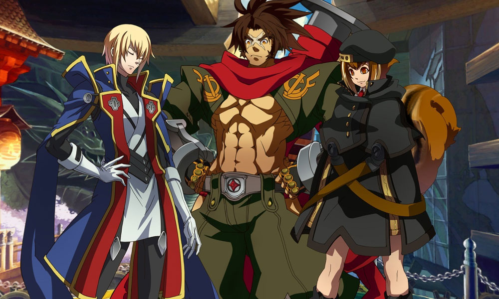 Jin, Bang, & Makoto Art from BlazBlue: Continuum Shift