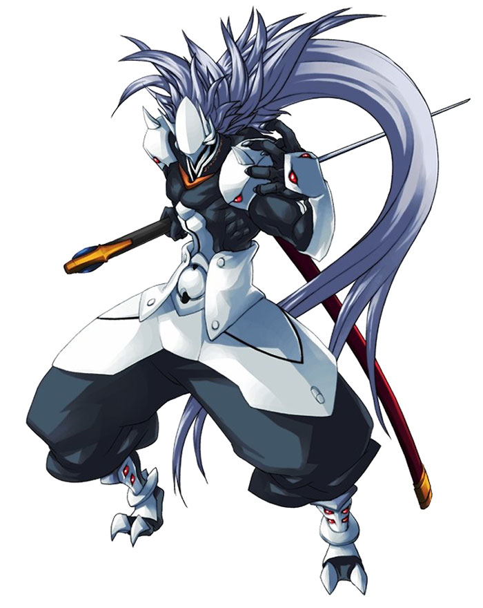Hakumen Art from BlazBlue: Continuum Shift