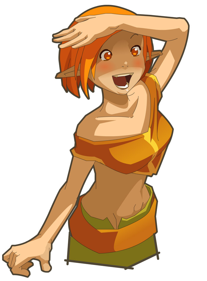 Cra Female Art from Dofus